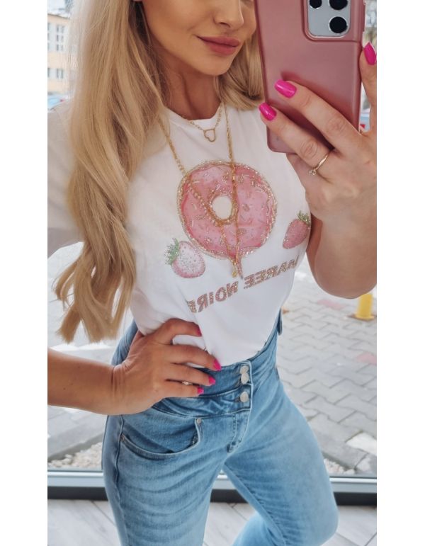 T-shirt Pink Donut